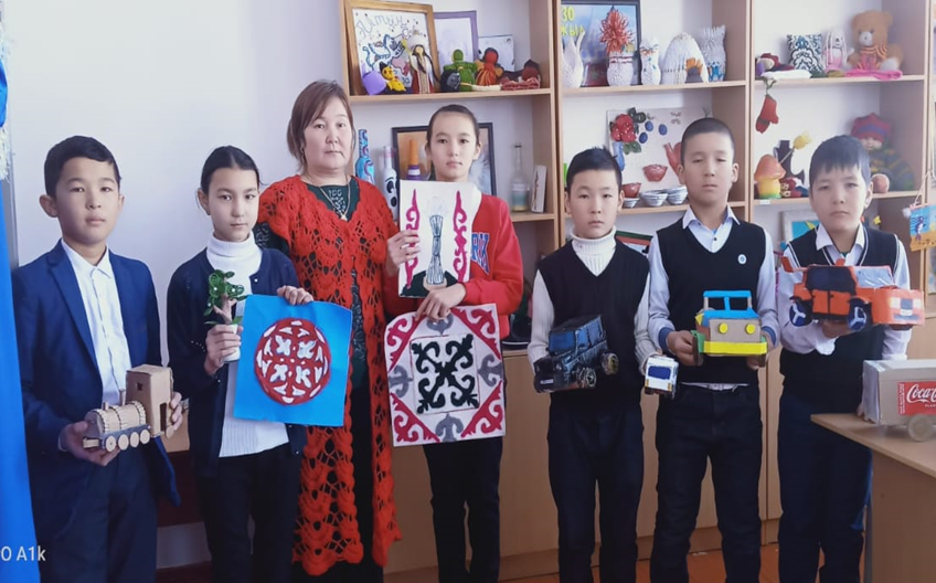 «Өнерлінің қолы алтын» тақырыбында шеберлік сабағы